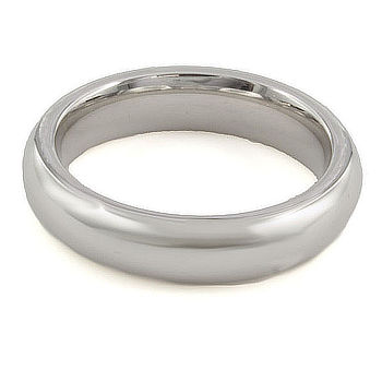9ct white gold 5g Wedding Ring size I